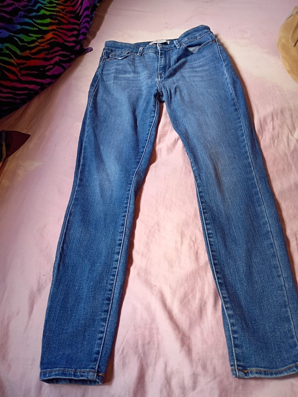 Signature by Levi Strauss Women's Straight-Leg Blue Jeans